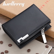 Baellerry Men's Wallet Fashion Casual Large Zipper Wallet