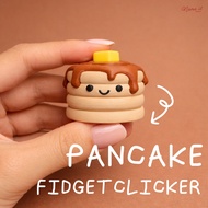 Pancake Clicker Keychain