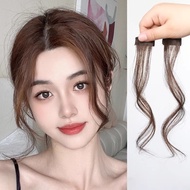 Dragon Whisker Fringe Wig Female Natural Forehead Both Sides Middle Separation Eight Character Fake 