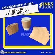 SLEEVE PAPER CUP 8 OZ PAPER CUP 8