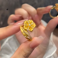 Gold Shop Same Style Sand Gold Dot Diamond Ring