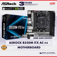 ASROCK B550M ITX AC WIFI AM4 MOTHERBOARD (3 Years Warranty)