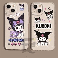 (FC03) Case Transparent clear case Motif Kuromi for Oppo A15 A16 EK A17 K A18 A3S A39 A31 A38 A3 PRO