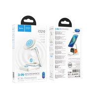 Hoco Thailand  CQ10 แท่นชาร์จไร้สายพับได้ แท่นชาร์จ 3in1 Magnetic Wireless Fast Charger