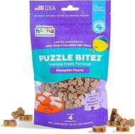 Outward Hound by Nina Ottosson Puzzle Bitez USA Made Dog Treats, Pumpkin Flavor, Bite-Sized Training