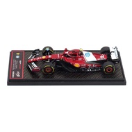 F1 Racing Model BBR Ferrari 1: 43 Hamilton Sprint Championship Car 2025 SF-25 Imitation Carbon Fiber