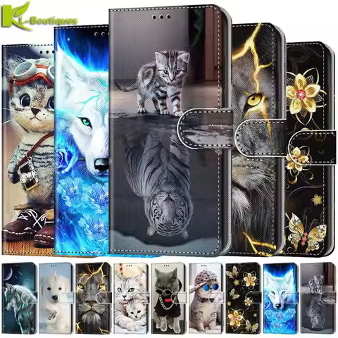 Cute Cat Tiger Animal Painted Phone Case for Samsung Galaxy A52S A22S A52 A12 A22 A32 A72 A51 A71 A0