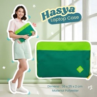 HIJAU OXIGEN GREEN LAPTOP CASE BY MAMAYU STORE