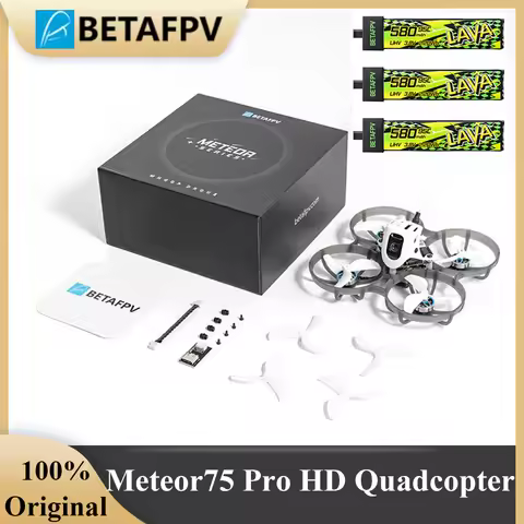 BETAFPV Meteor75 Pro O4/PNP ELRS 2.4G Brushless Whoop Quadcopter with or without Battery Lava II 1S 