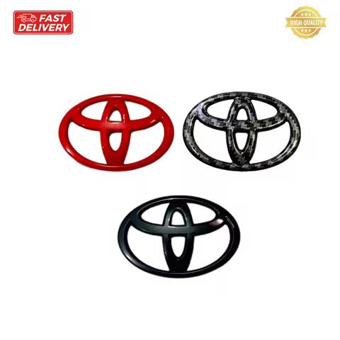 Toyota Steering Wheel Badge Emblem Size: 6.5 cm x 4.5 cm