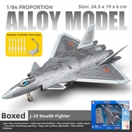 Metal Simulation Fighter Aircraft Model A-10 J20 Large