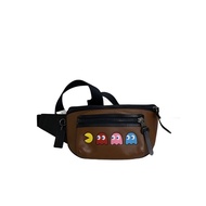 COACH Waist Bag Pac-Man Collaboration BRW Solid Color F72922 Direct from Japan Secondhand