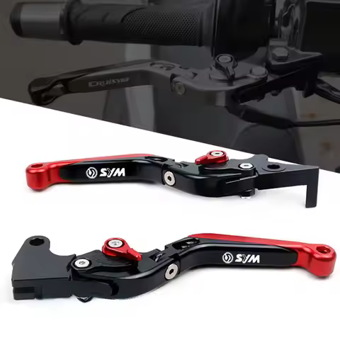 For SYM T2 T3 SB300 WOLF250 T2/T3 SB 300 WOLF 250 Motorcycle CNC Adjustable Folding Extendable Brake