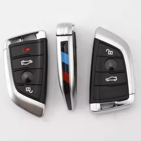 3/4 Buttons Knife Card Style Smart Remote Car Key Shell Case For BMW X5 F15 X6 F16 G30 7 Series G11 
