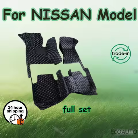 Car Floor Mats For NISSAN T31 T32 X-Trail Murano Z52 Maxima Cube Sylphy SERENA Kicks QUEST patrol Al