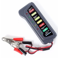 Battery tester Alat Tes Aki Tester Baterai Digital 12V 6 LED