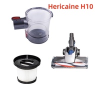 Floor Brush Head Dust Cup HEPA Filter Compatible for Hericaine H10 Vacuum Cleaner Parts Accessories