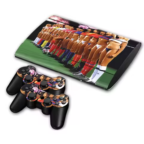 Anime girls New design Skin Sticker Decal for PS3 Slim 4000 Console and Controllers For PS3 Super Sl