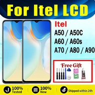 Original itel A50 A50C A60 A60s A70 A80 A90 LCD Display Touch Screen Replacement
