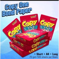 Copy One Bond Paper A4 size 1Ream 500pcs