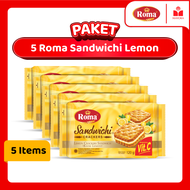 Paket 5 Biskuit Roma Sandwichi Lemon