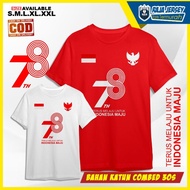 C78 Independence Day T-shirt for the 78th Anniversary of the Republic of Indonesia. Independence Day