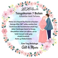 (contents 30) Pregnancy Thanksgiving Stickers, 7 months of 4 month of pregnancy,/tingkepan