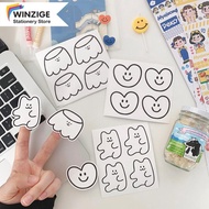 Winzige Korea Ins Cute Stickers Pudding Bear Decoration Sticker Set