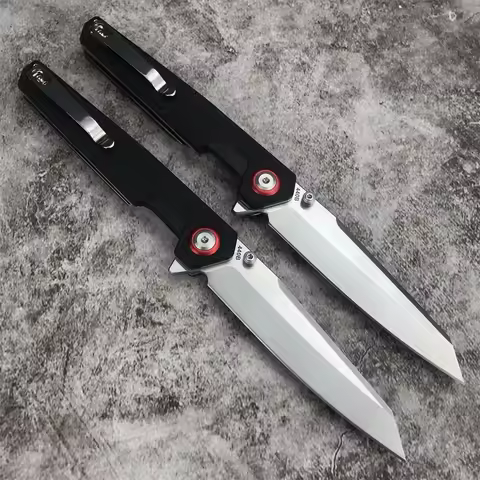 Outdoor Tactical Boker Outdoor Folding Knife 440B Tanto Blade G10 Handle Multi-functional Tool EDC C