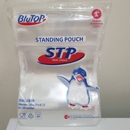 BLUTOP STANDING POUCH 20X29 / PLASTIC ZIPPER POUCH BLUTOP 20X29