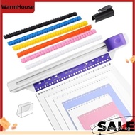 30 Hole Punch Binding Machine, Hand Push Loose Leaf Hole Punch, A4 A5 A6 A7 B5 B6 B7 Book Binder Not