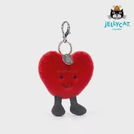 英國 JELLYCAT 鑰匙圈/吊飾 Amuseable Heart Bag Charm 火熱愛心