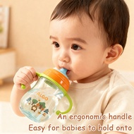 280ml/9.47oz, Children Learn Drinking Cup, Safe Material, No BPA, With Handle, Silicone Duckbill Cup