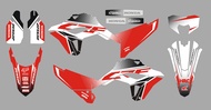 สติกเกอร์ CRF300L ใส่เบอร์ และชื่อได้ครับ