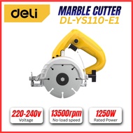 DELI 1250W 110mm Corded Marble Cutter with Adjustable Angle DL-YS110-E1