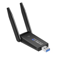 Kebememe 1800Mbps Wifi 6 Receiver Bộ chuyển đổi USB băng tần kép 5Ghz 2.4Ghz cho PC máy tính xách ta