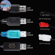 Alittlesearch 3.6V 4.8V 6V 7.2V NiMH Battery USB Charger For /C Stunt Cars /C Trucks /C Boat//C Tank