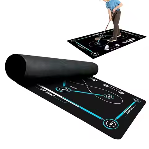 Hockey Training Mat Indoor Outdoor Quiet Non-Slip Large Dribbling Board Stickhandling Pad Training E