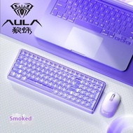 Aula Ac210 Xiaoqiao Wireless Transparent Touch Keyboard, Office Mouse, Computer, Laptop Keyboard And