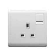 Schneider Pieno 13A 250V Switched Socket White