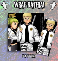 Stiker Wraps Baterai 18650 Odebe x Creamsie Whieamsie V2 full desain termurah