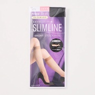 Atsugi SLIM LINE 及膝襪，寬鬆彈性襪口，黑色，尺寸 22-25cm，1 雙