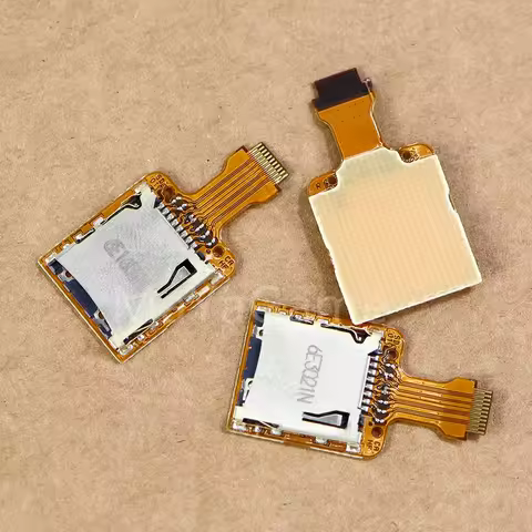2pcs For Nintend NEW 3DS XL Game Console For NEW 3DS LL SD Card Slot Socket TF Card Reader Board Rep