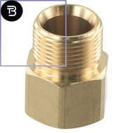 TRB  M22 15mm Male Thread to M22 14mm Female Metric Adapter Pressure Washer Brass