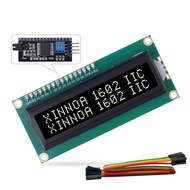 1602 LCD Display Module with IIC I2C Serial Interface Adapter LCM Black Backlight Screen White Font 