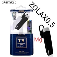 REMAX(Zolax 5m)-T9 HD Voice wireless Bluetooth Headset Earphone,10 papn 100 pes