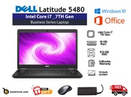 Dell Latitude 5480 14 Inch Touch Screen Core I7-6600U 2.6Ghz 16Gb Ram 512Gb Solid State Drive Window