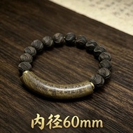 [Ready Stock] 纯天然沉香木 扭转乾坤 莲花心经 半镯手串 扭扭珠 念珠 雕刻男女款 | Natural Agarwood Bracelet Lotus Heart Sutra Carve