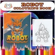 ROBOT COLOURING BOOK