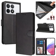 XICCI RFID Blocking Protect Leather Flip Cover for Xiaomi POCO X6 X6Pro M6Pro F6 F6Pro F5 X5 X5Pro X